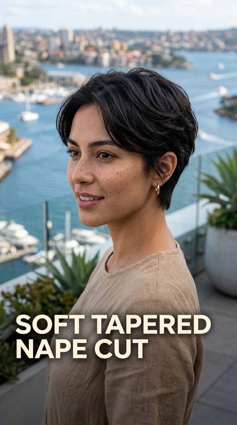 Soft Tapered Nape Cut