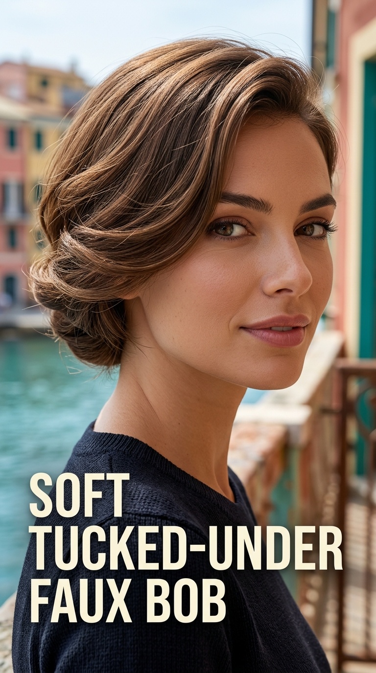 Soft Tucked-Under Faux Bob