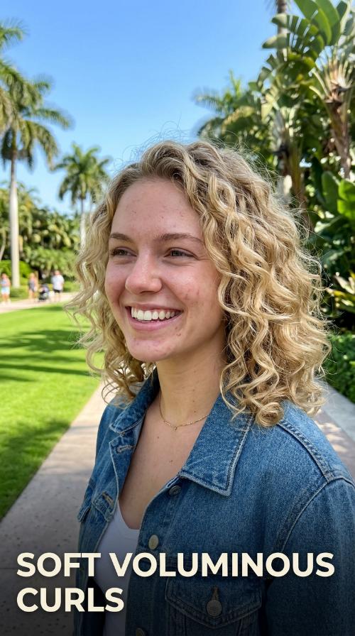 Soft Voluminous Curls
