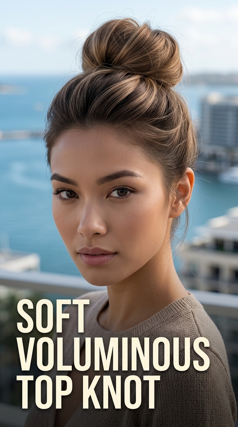 Soft Voluminous Top Knot