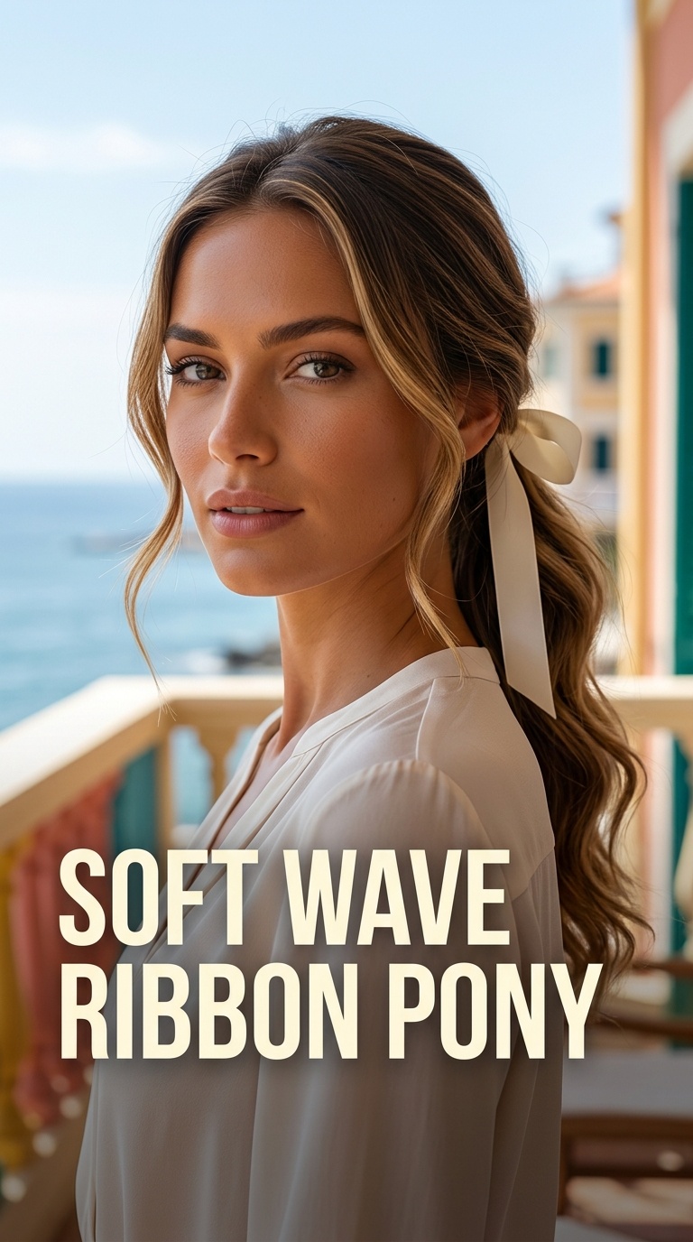 Soft Wave Ribbon Pony