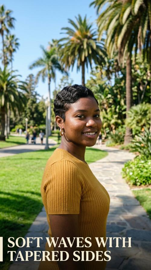 Soft Waves with Tapered Sides