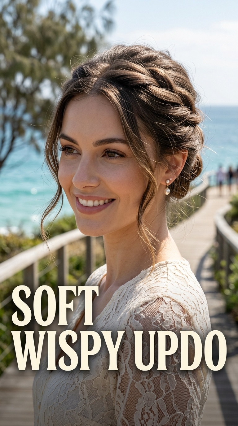 Soft Wispy Updo