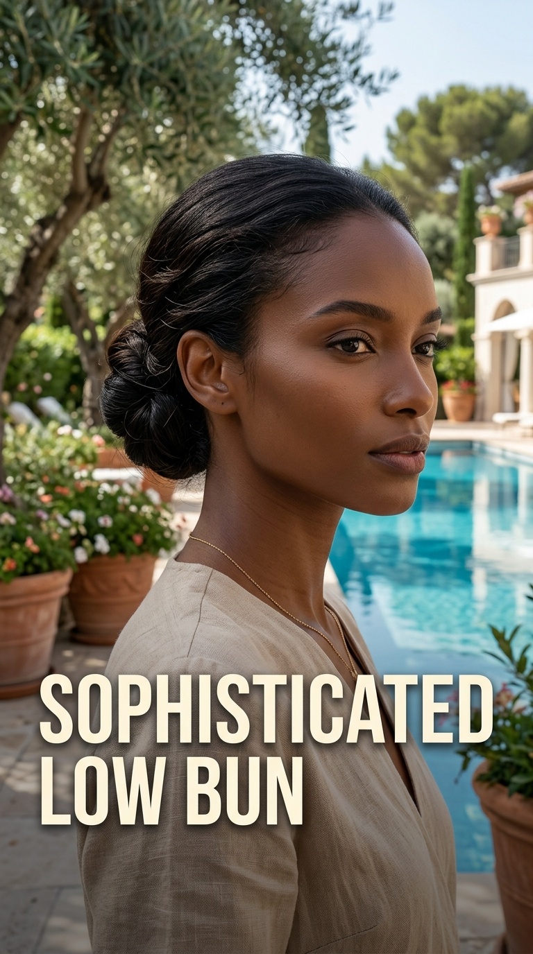 Sophisticated Low Bun