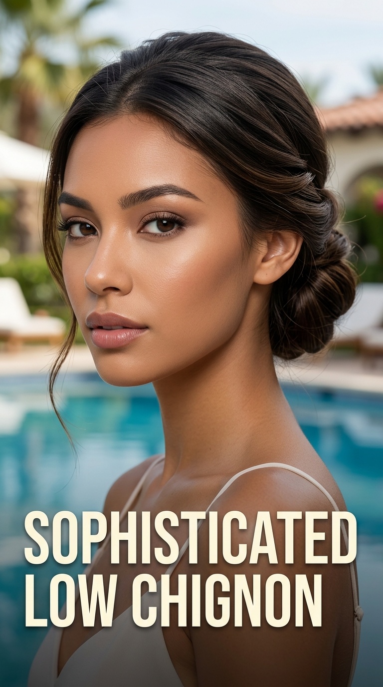 Sophisticated Low Chignon