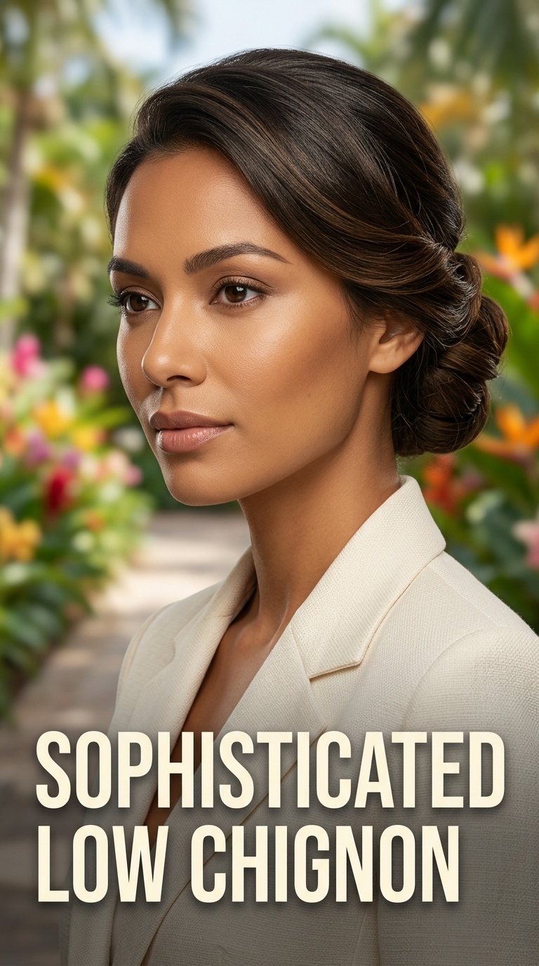 Sophisticated Low Chignon