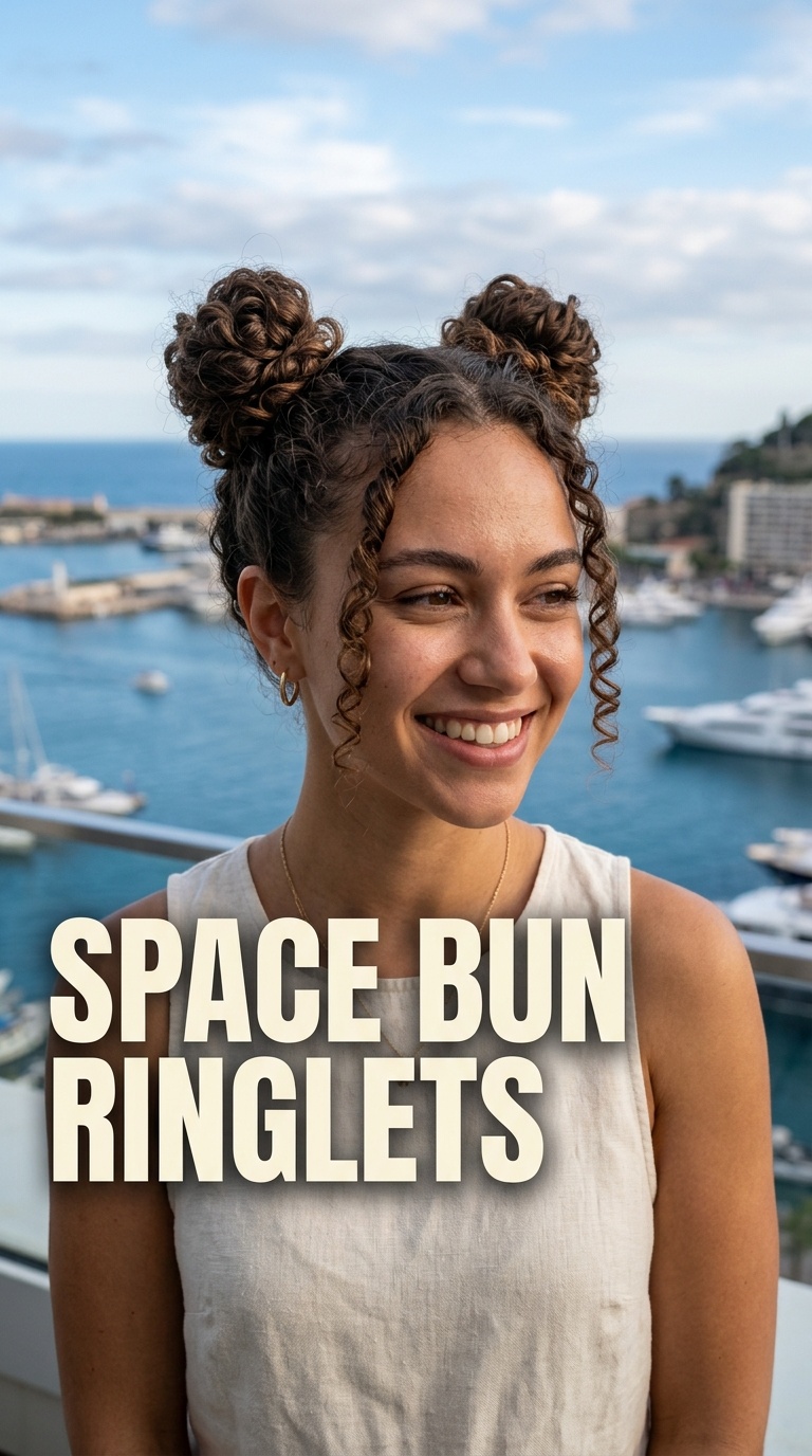 Space Bun Ringlets