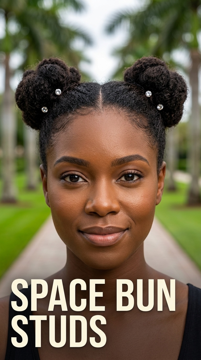 Space Bun Studs