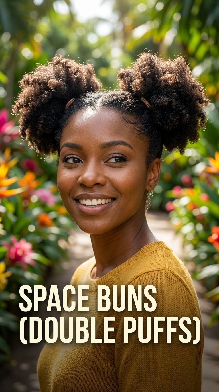 Space Buns (Double Puffs)