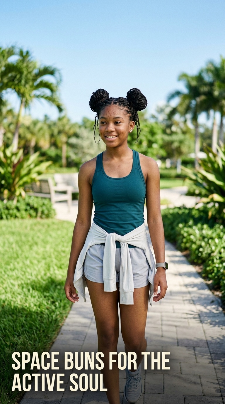 Space Buns for the Active Soul