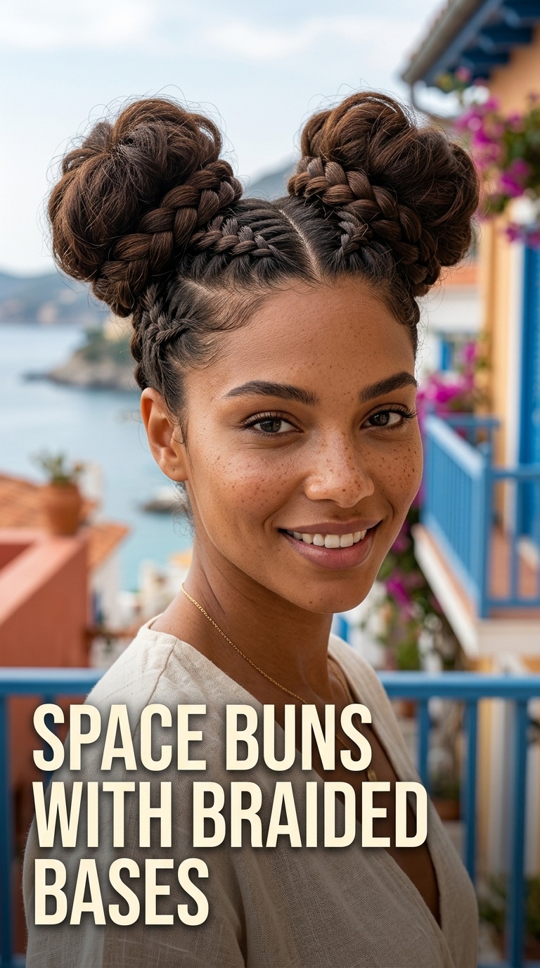 Space Buns with Braided Bases