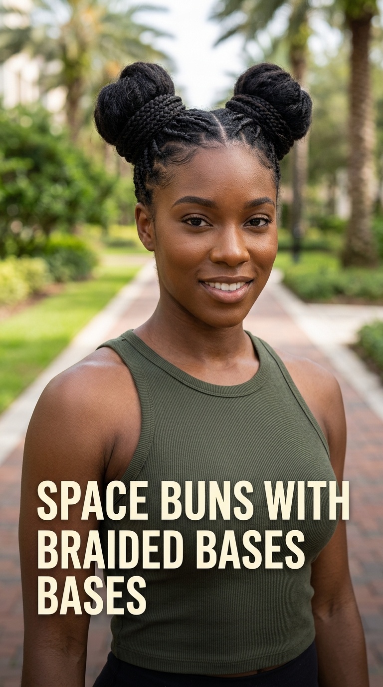 Space Buns with Braided Bases