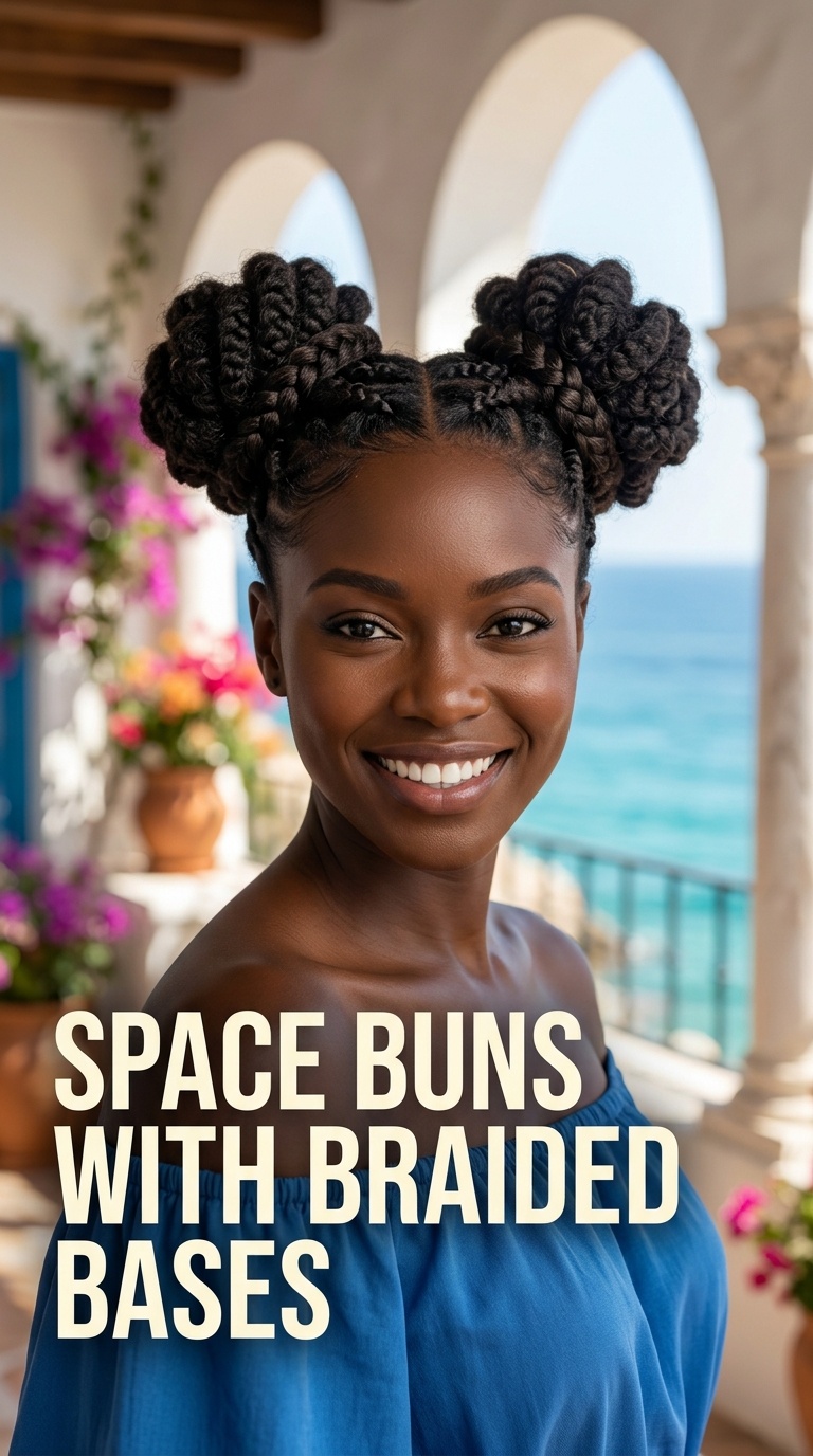 Space Buns with Braided Bases