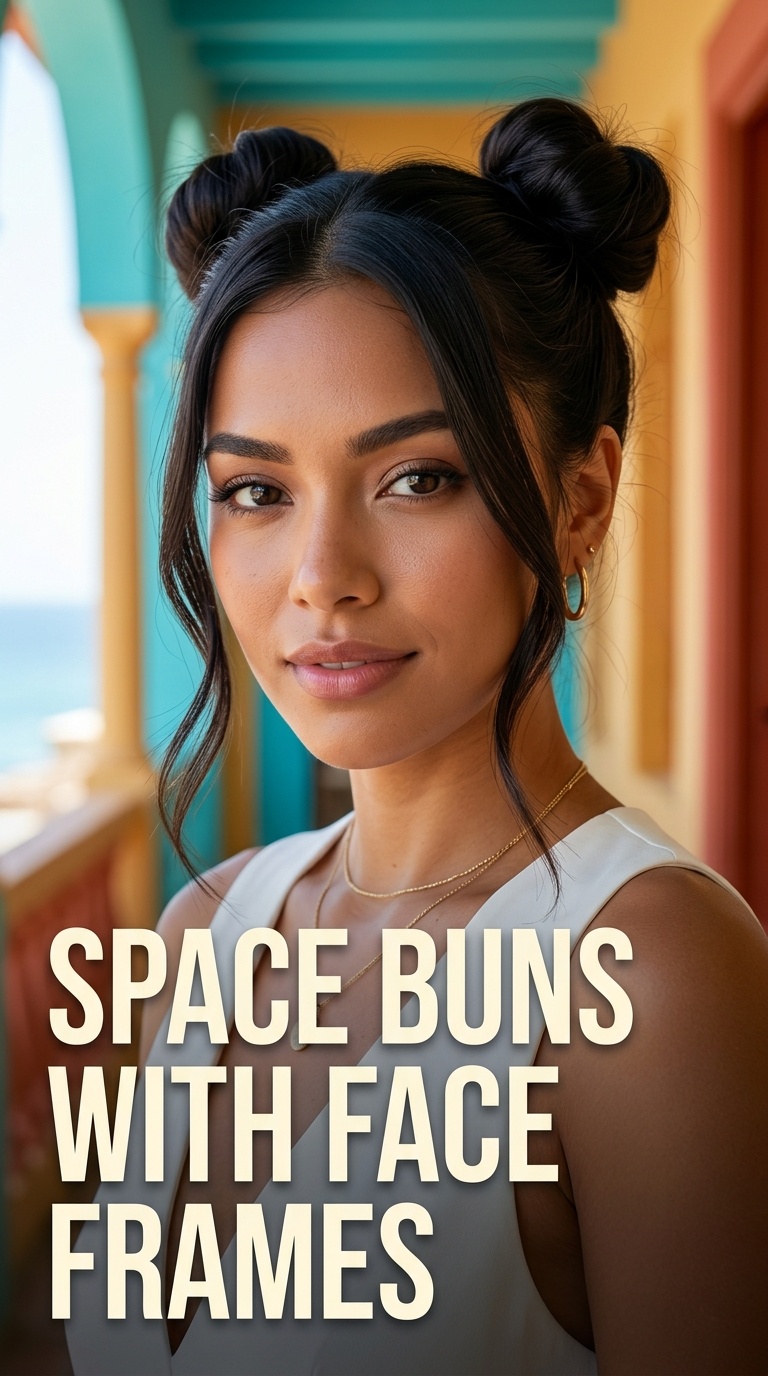 Space Buns with Face Frames
