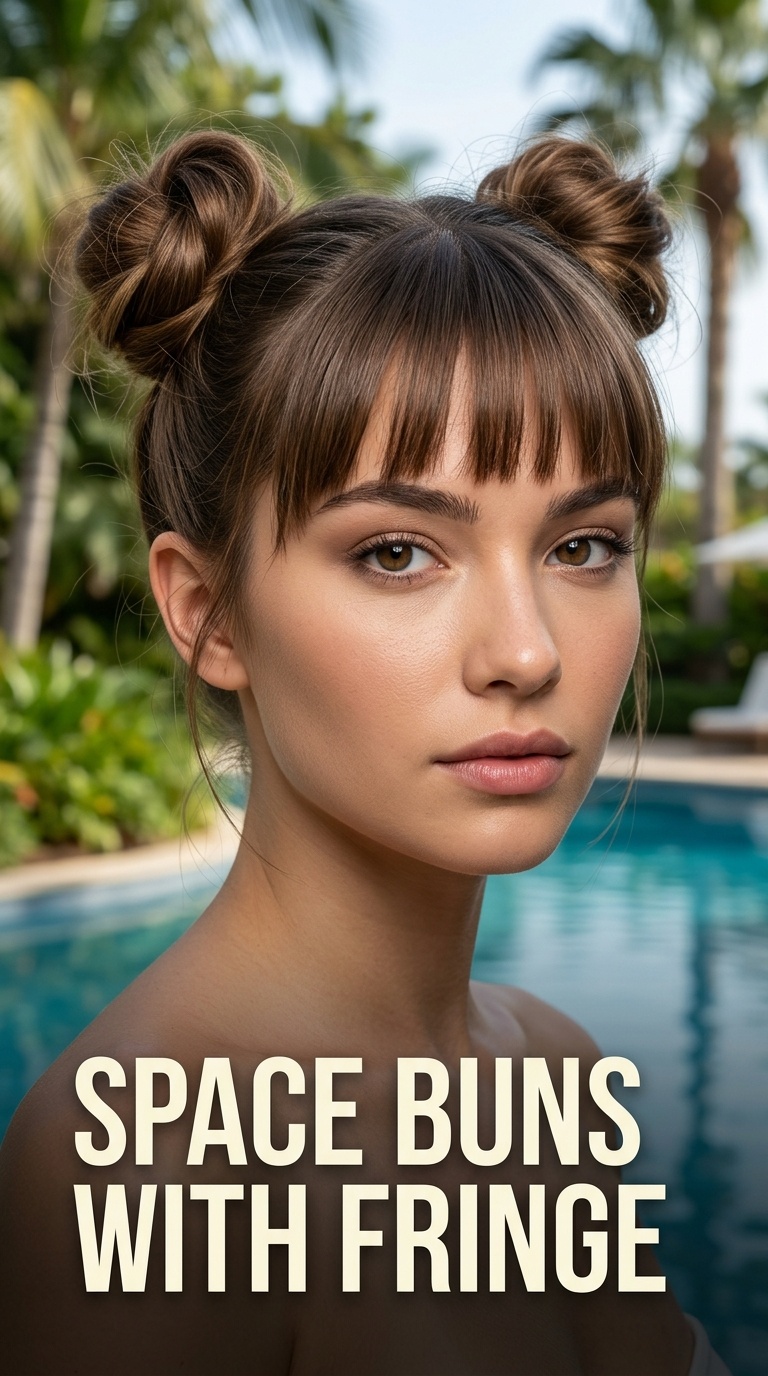 Space Buns with Fringe