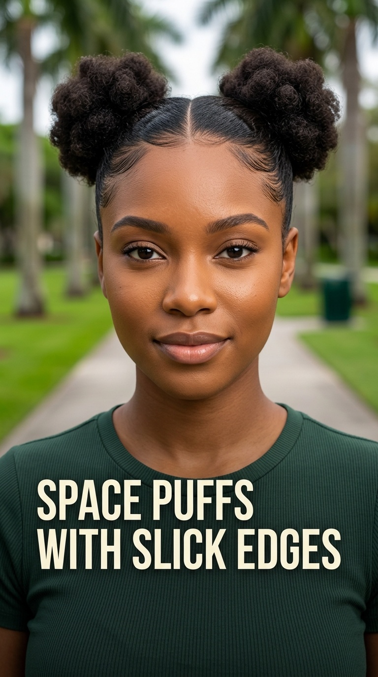 Space Puffs with Slick Edges