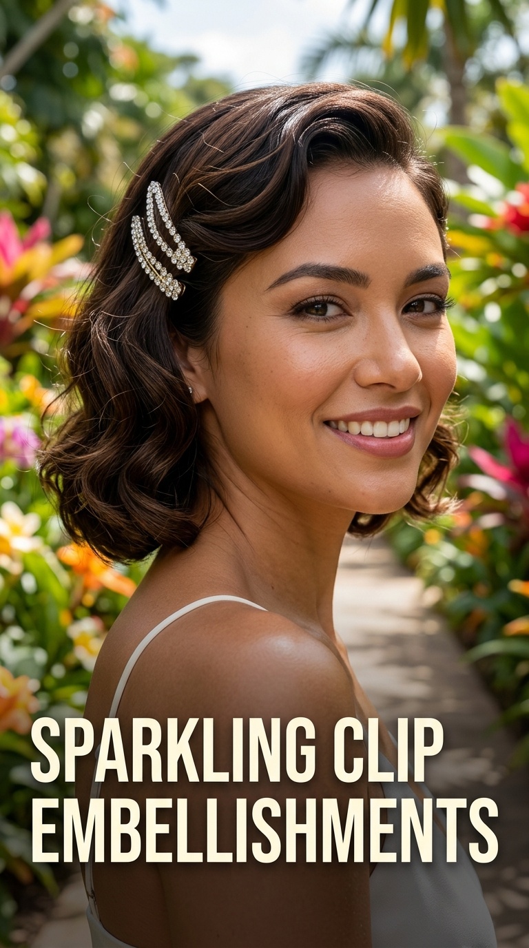 Sparkling Clip Embellishments