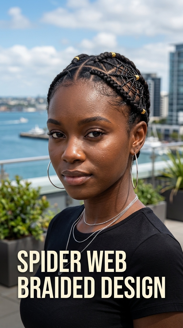 Spider Web Braided Design
