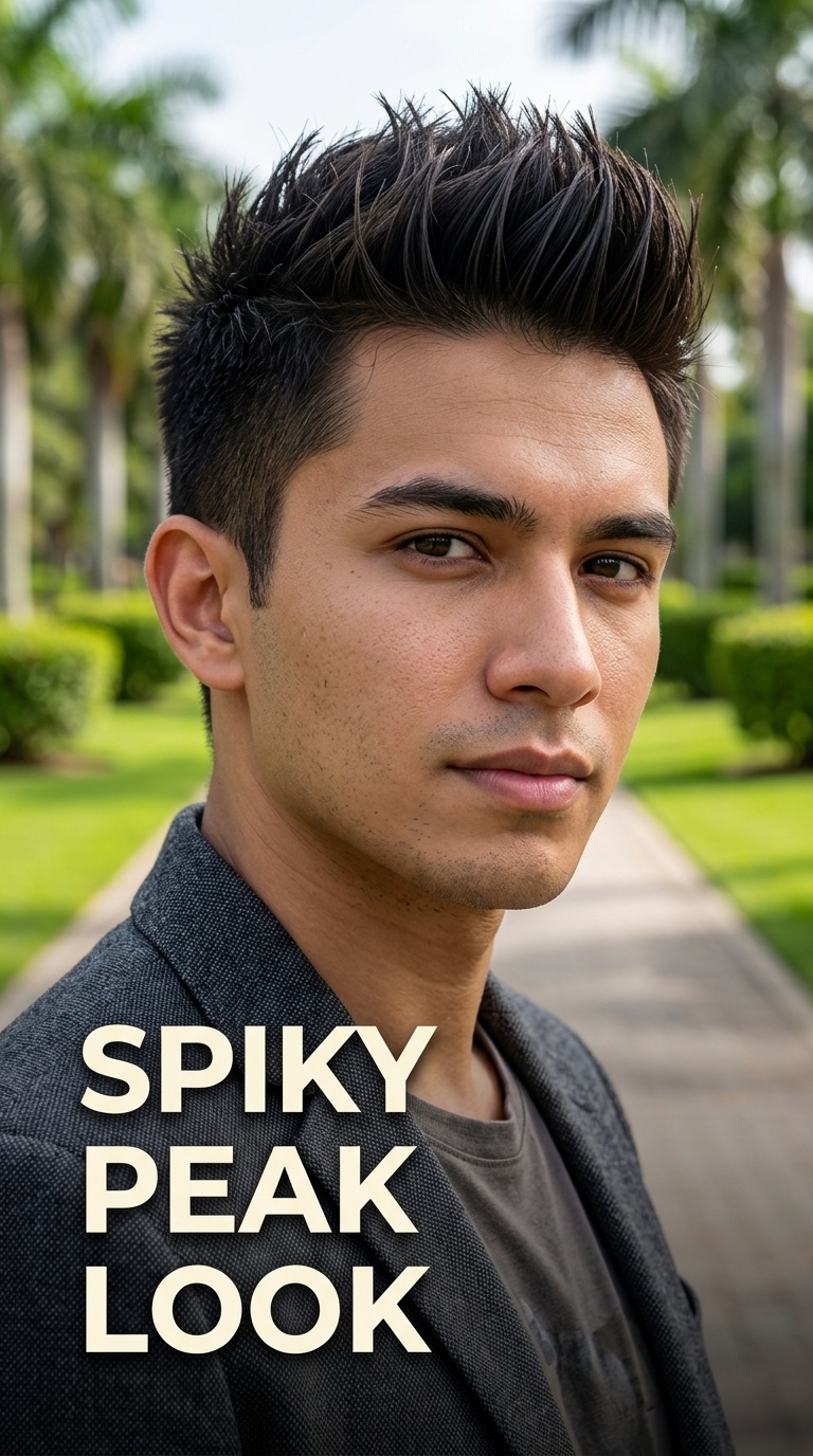 Spiky Peak Look