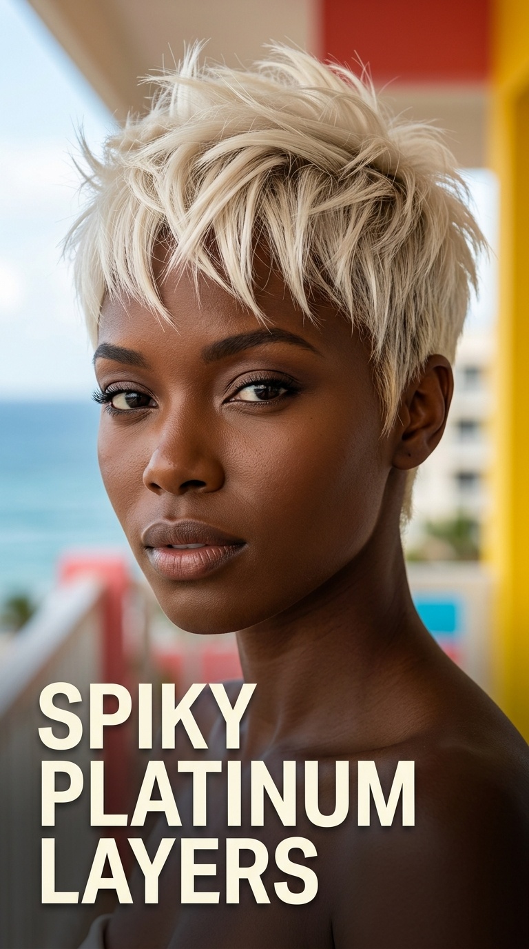 Spiky Platinum Layers