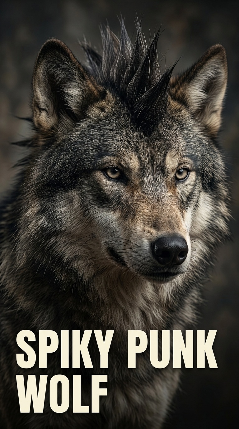 Spiky Punk Wolf