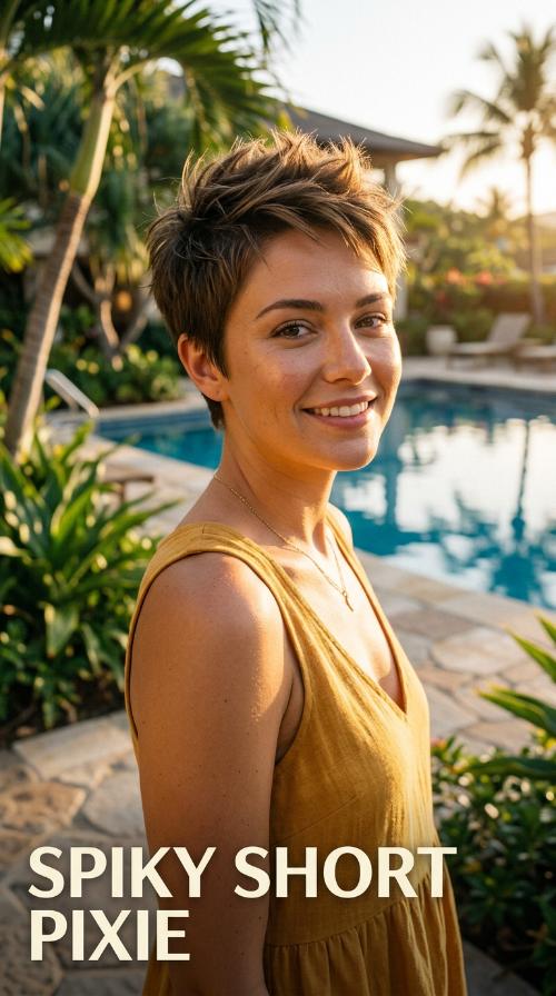Spiky Short Pixie