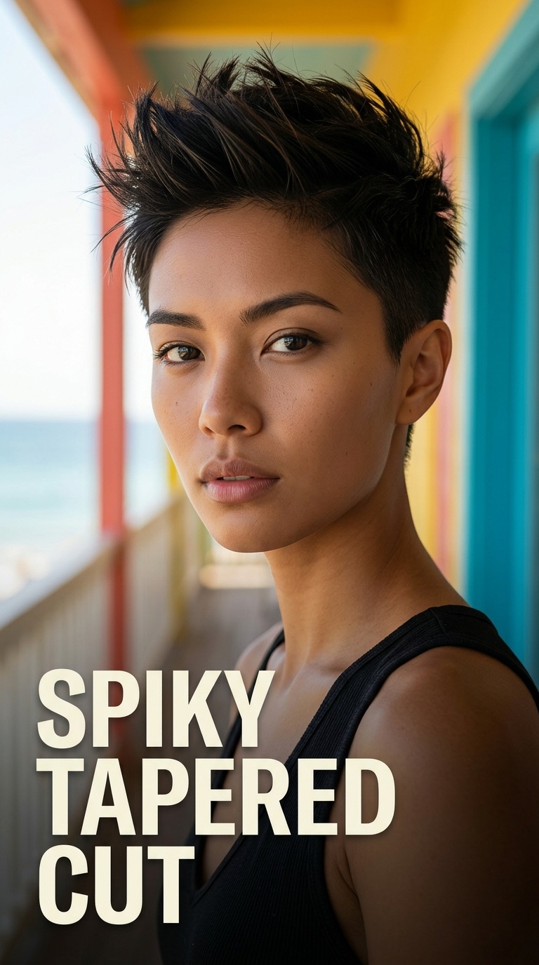 Spiky Tapered Cut