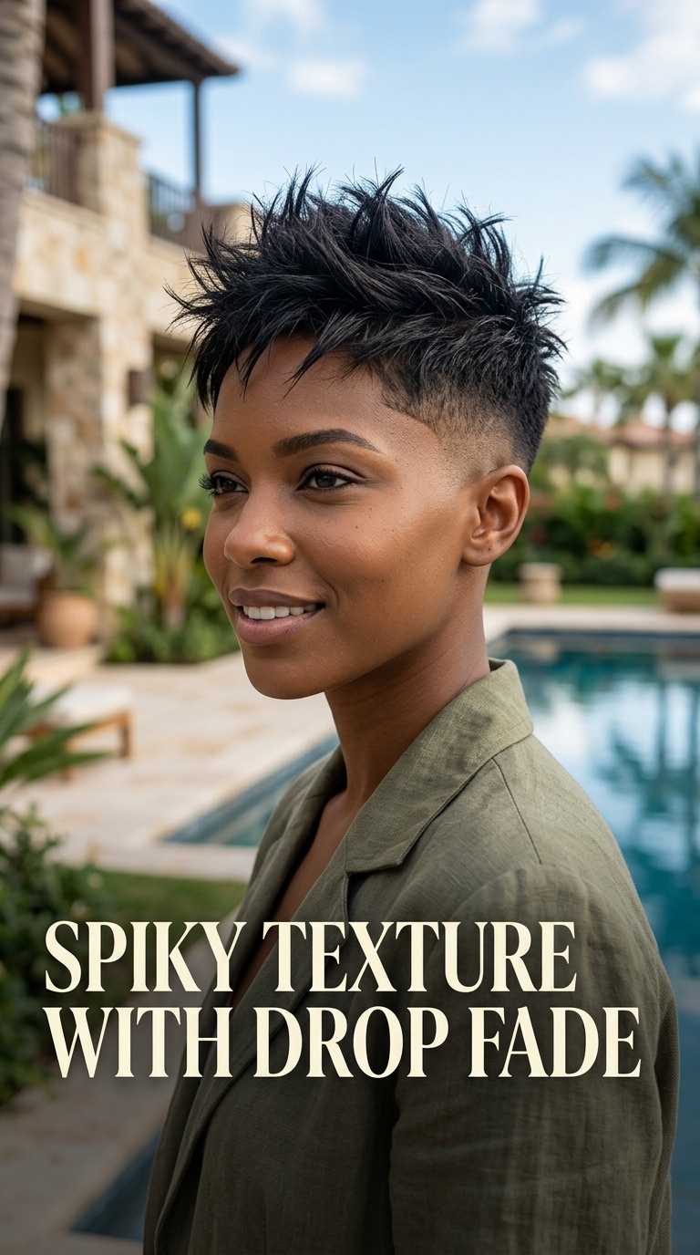 Spiky Texture with Drop Fade