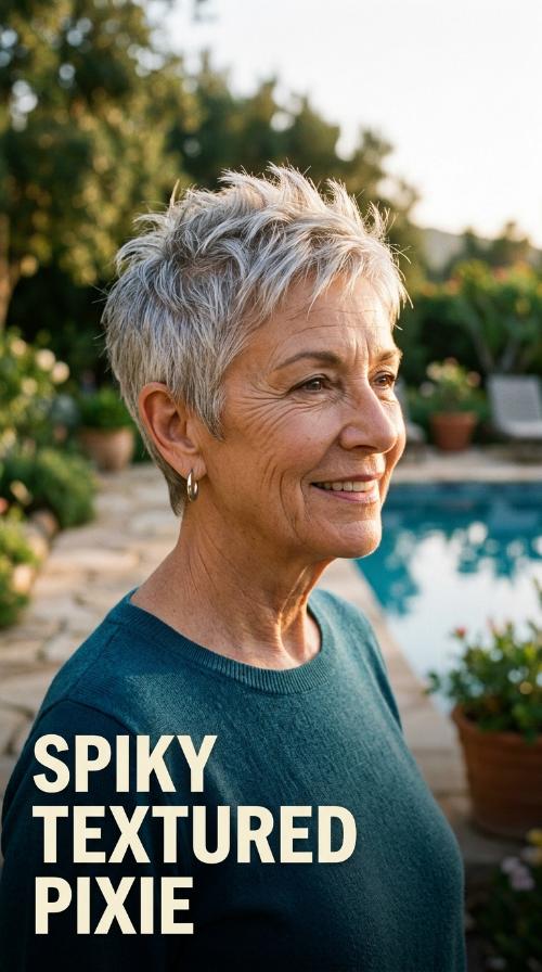 Spiky Textured Pixie