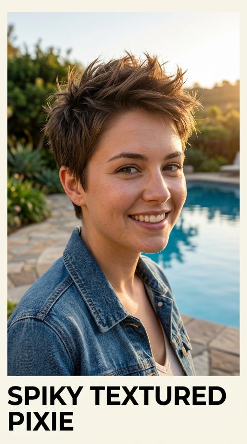 Spiky Textured Pixie