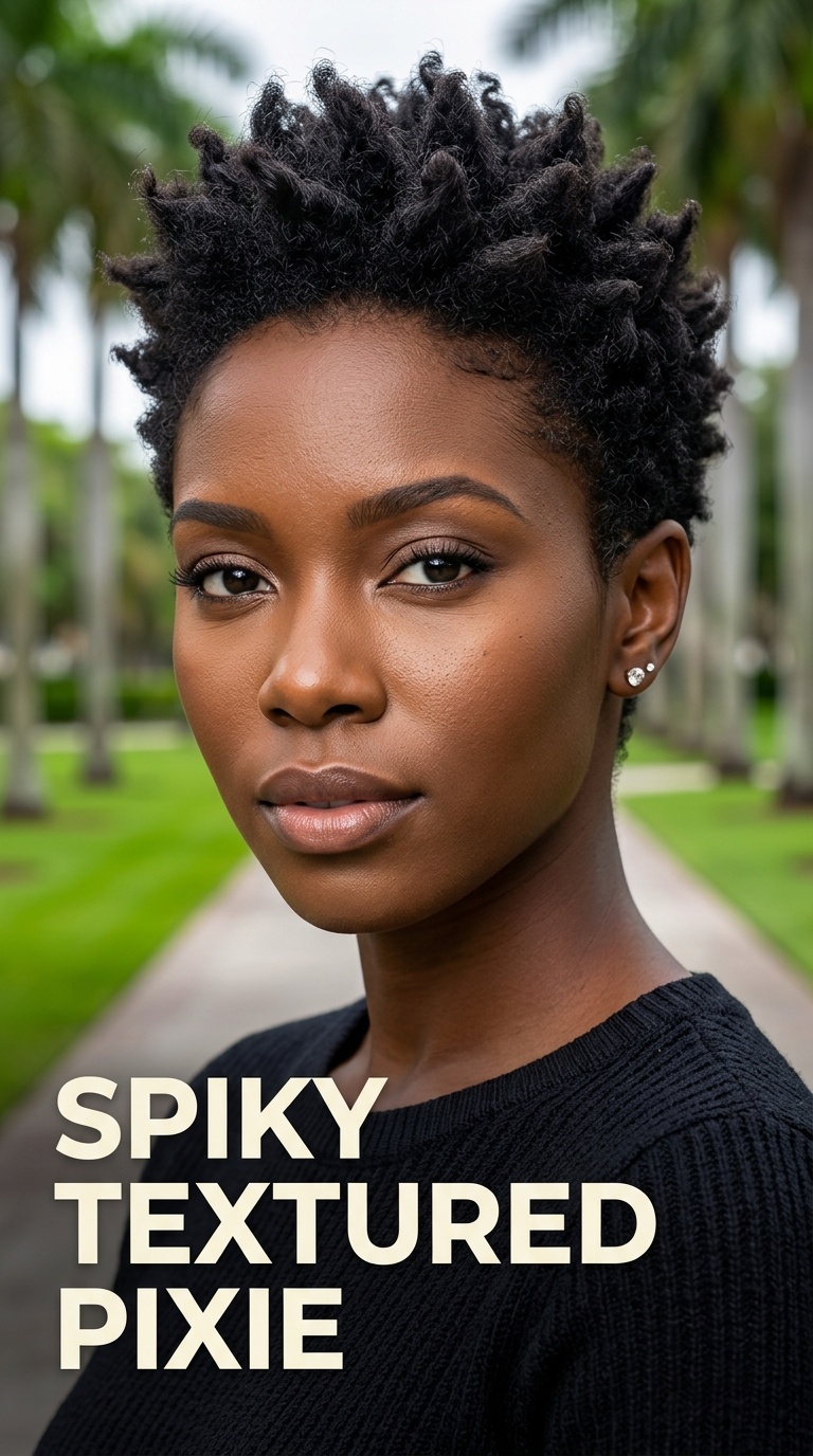 Spiky Textured Pixie