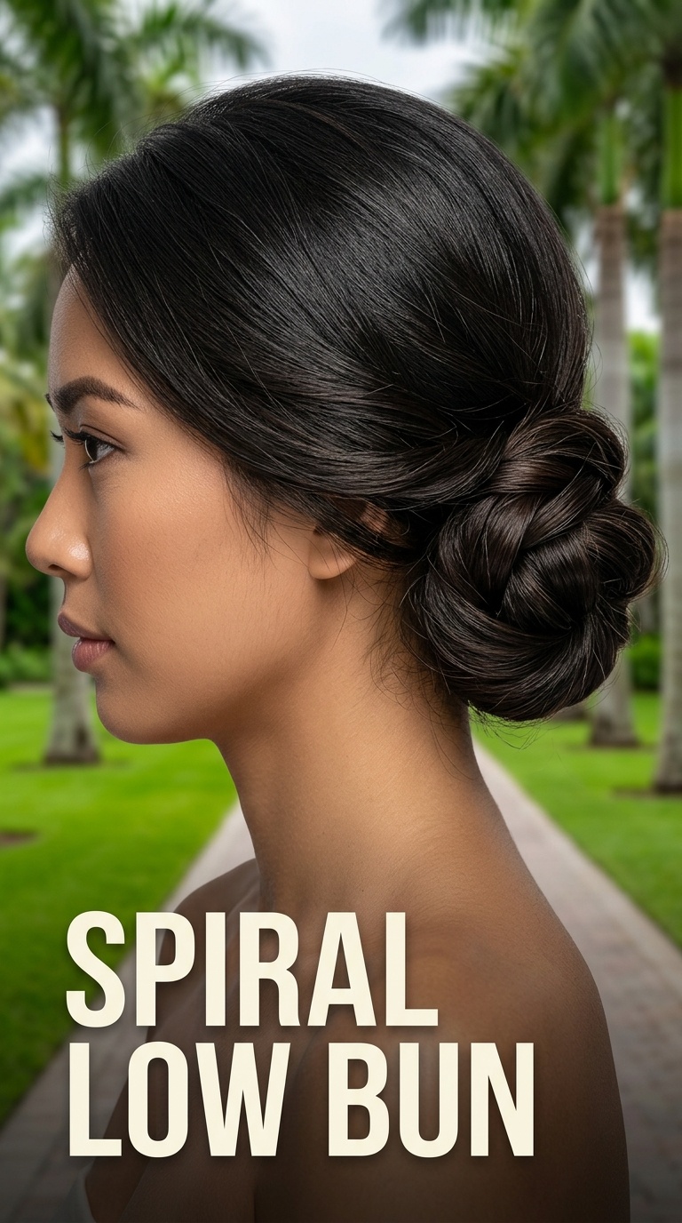 Spiral Low Bun