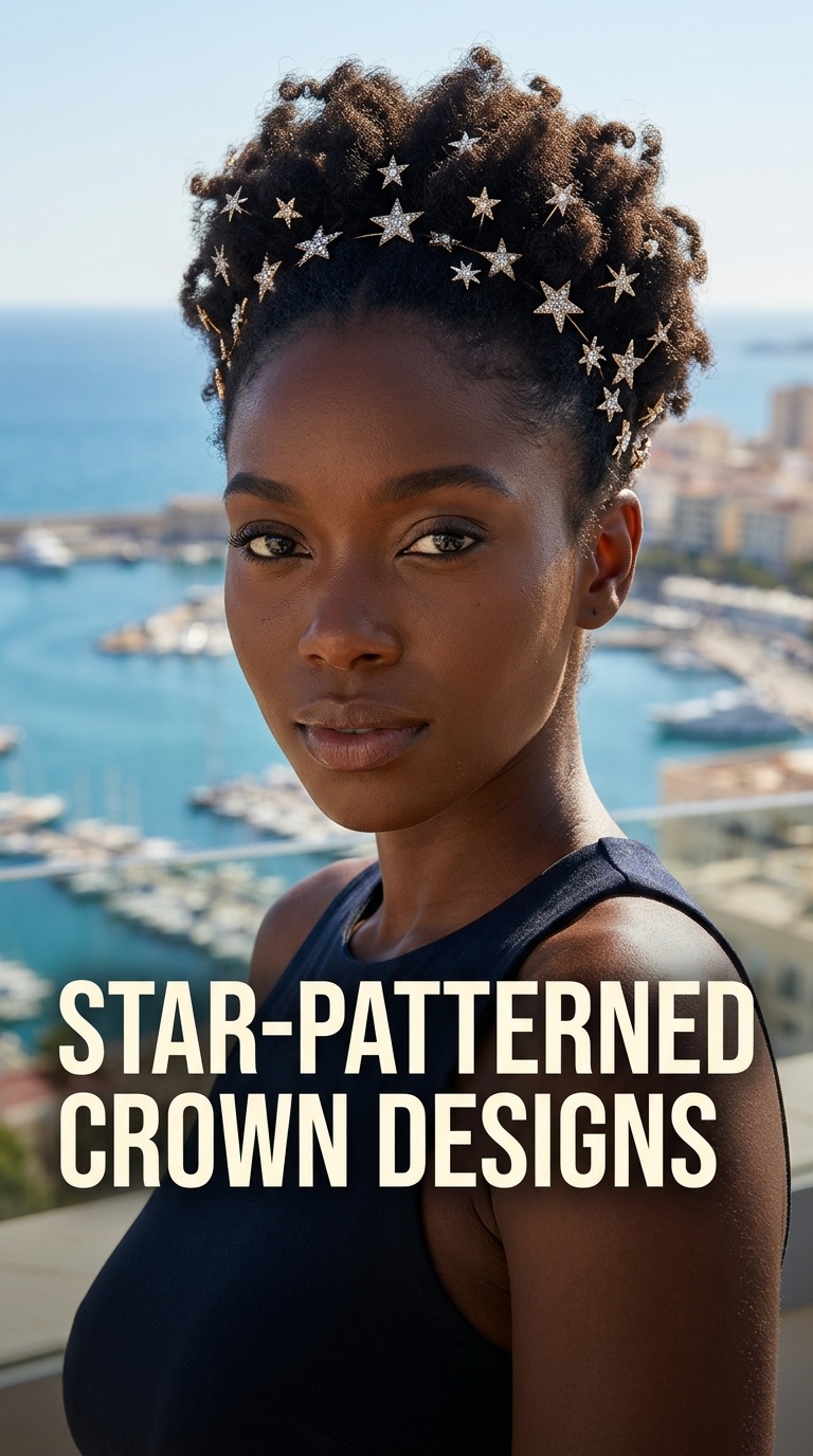 Star-Patterned Crown Designs