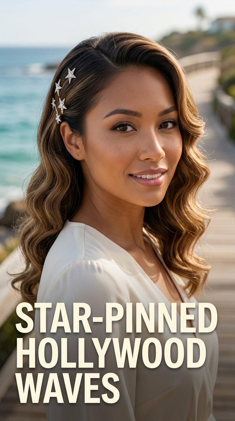 Star-Pinned Hollywood Waves