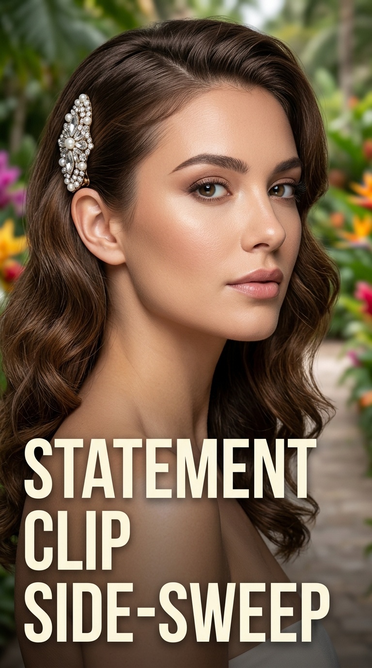 Statement Clip Side-Sweep