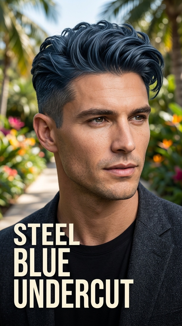 Steel Blue Undercut