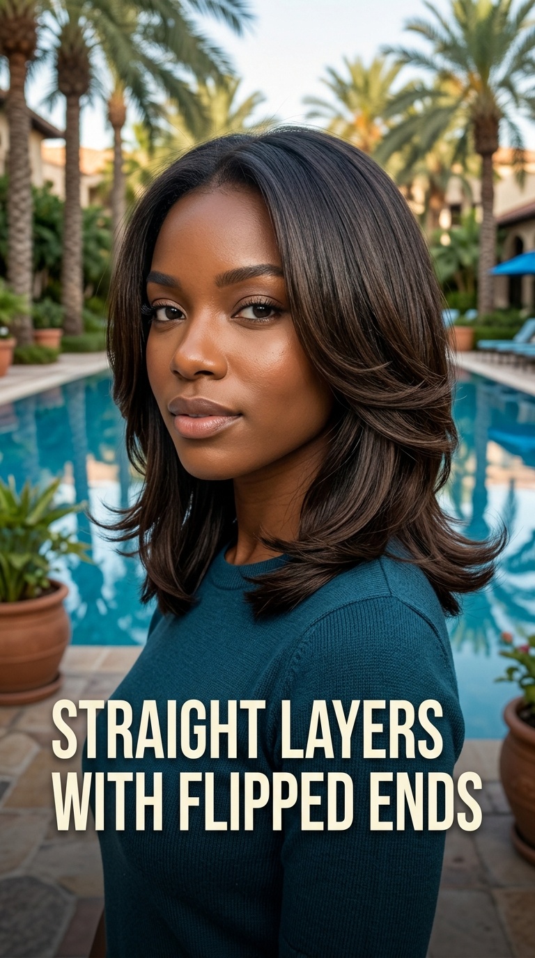 Straight Layers with Flipped Ends