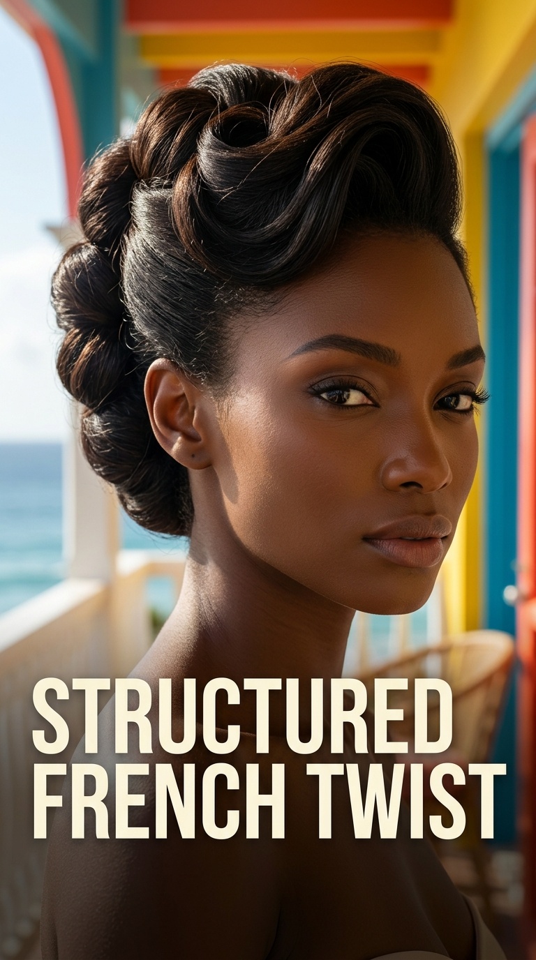 Structured French Twist