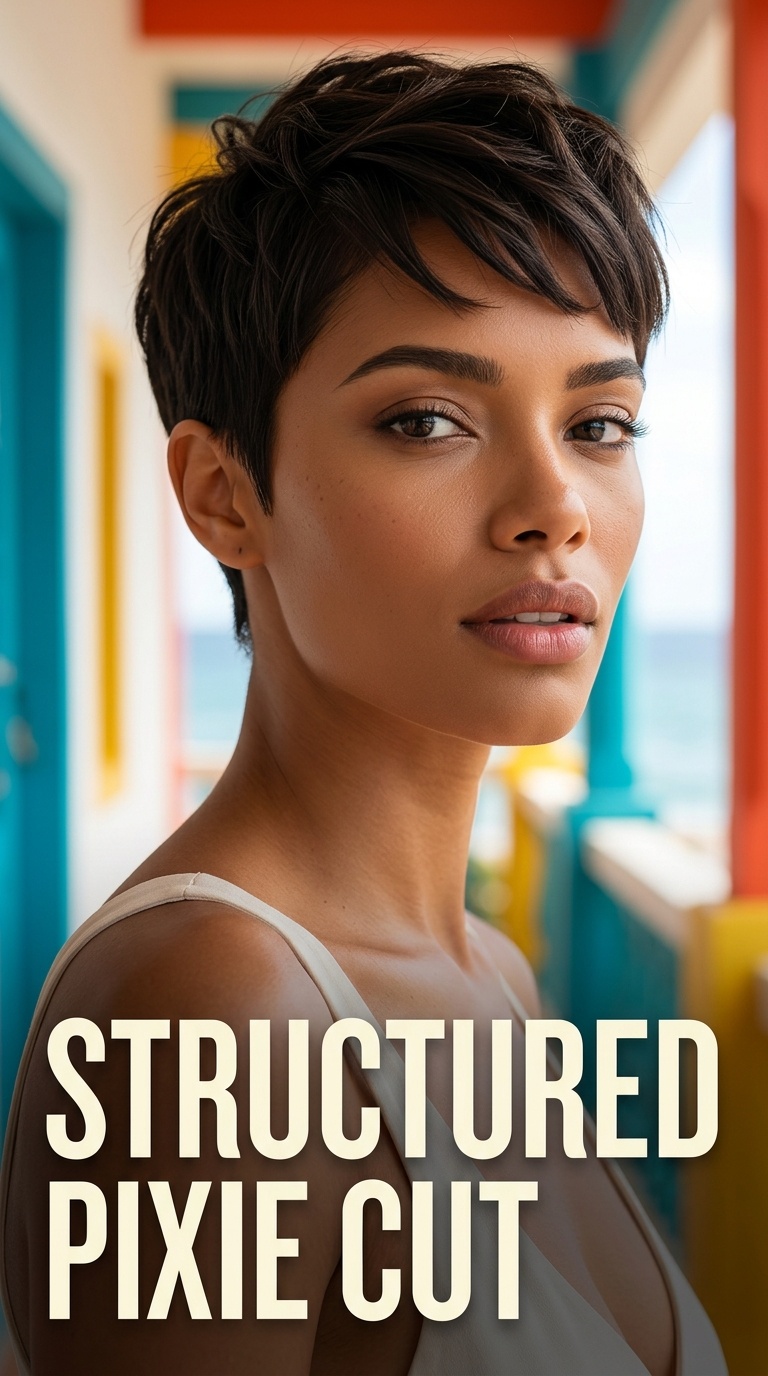 Structured Pixie Cut