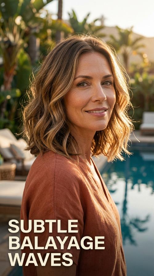 Subtle Balayage Waves