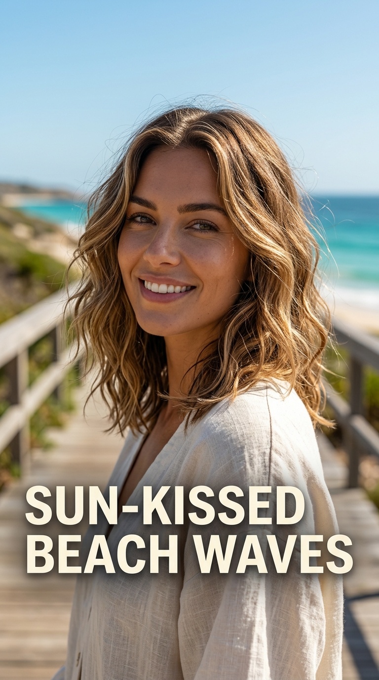 Sun-Kissed Beach Waves