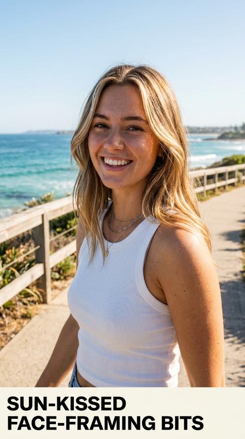 Sun-Kissed Face-Framing Bits