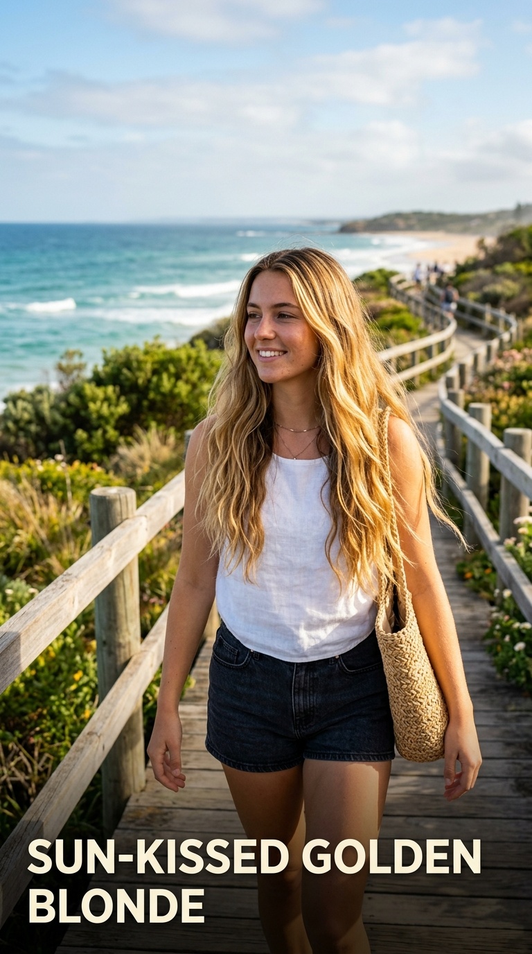 Sun-Kissed Golden Blonde