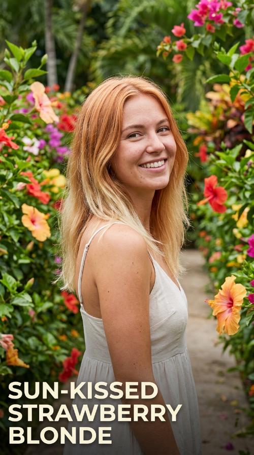 Sun-Kissed Strawberry Blonde