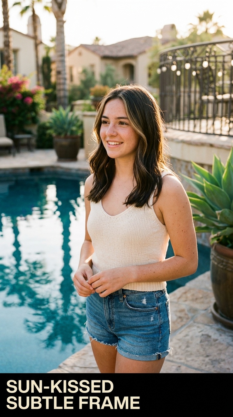 Sun-Kissed Subtle Frame