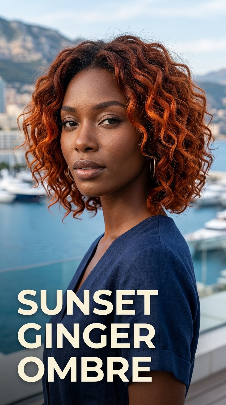 Sunset Ginger Ombre