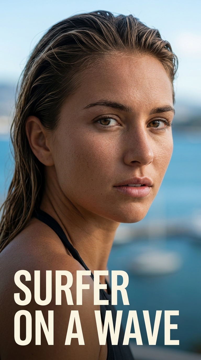 Surfer on a Wave