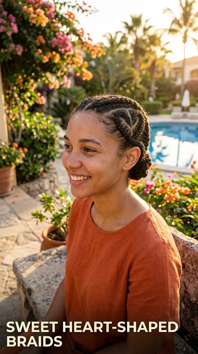 Sweet Heart-Shaped Braids