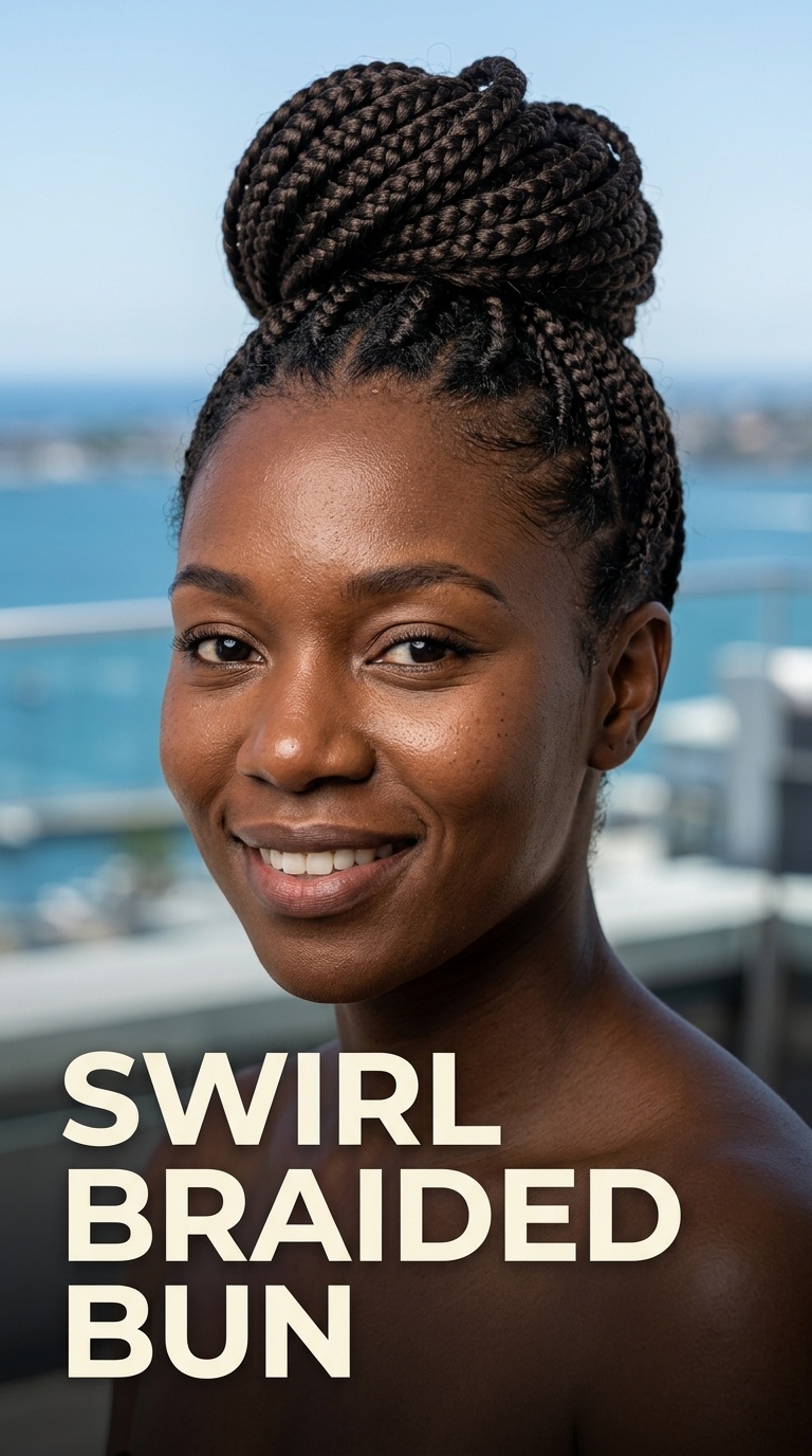 Swirl Braided Bun