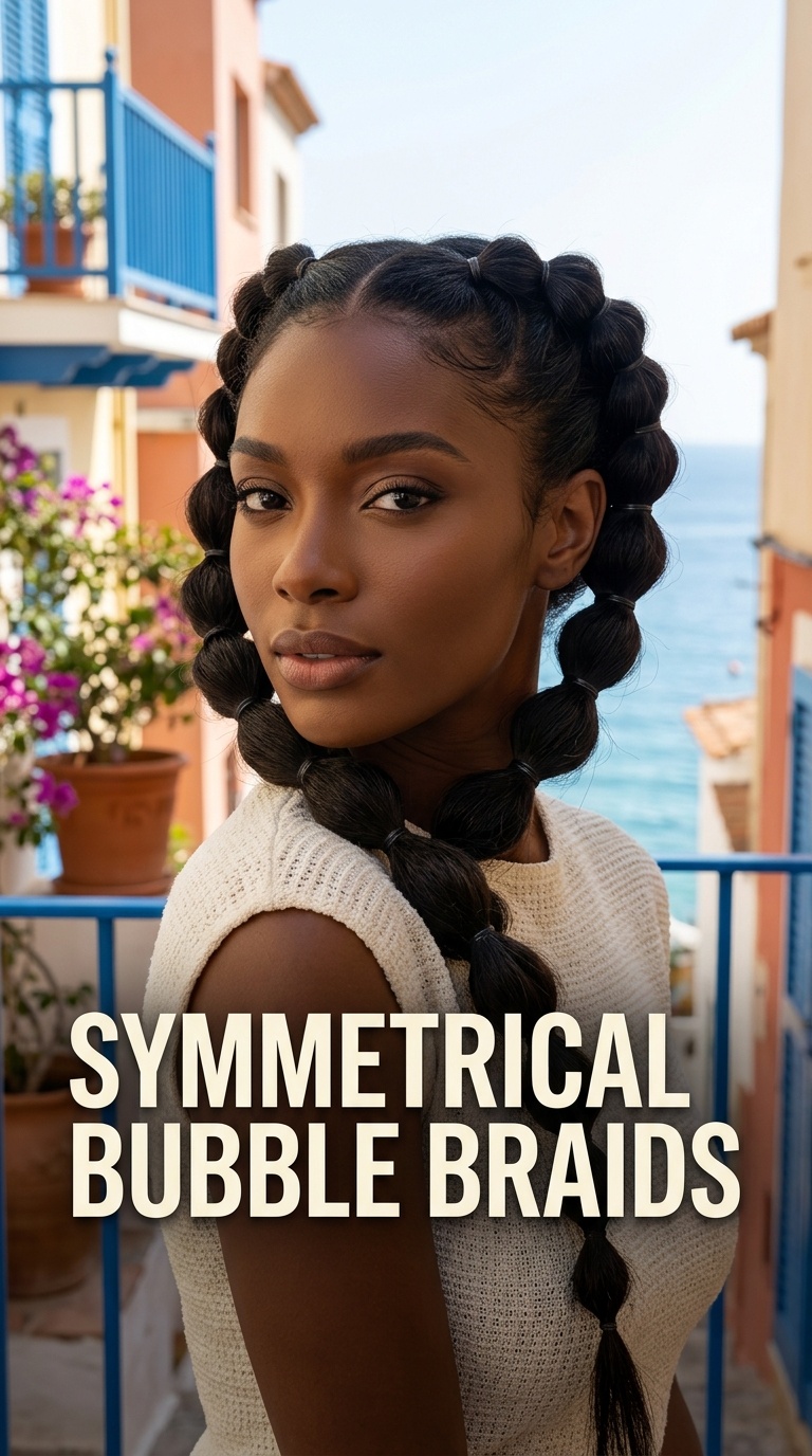 Symmetrical Bubble Braids